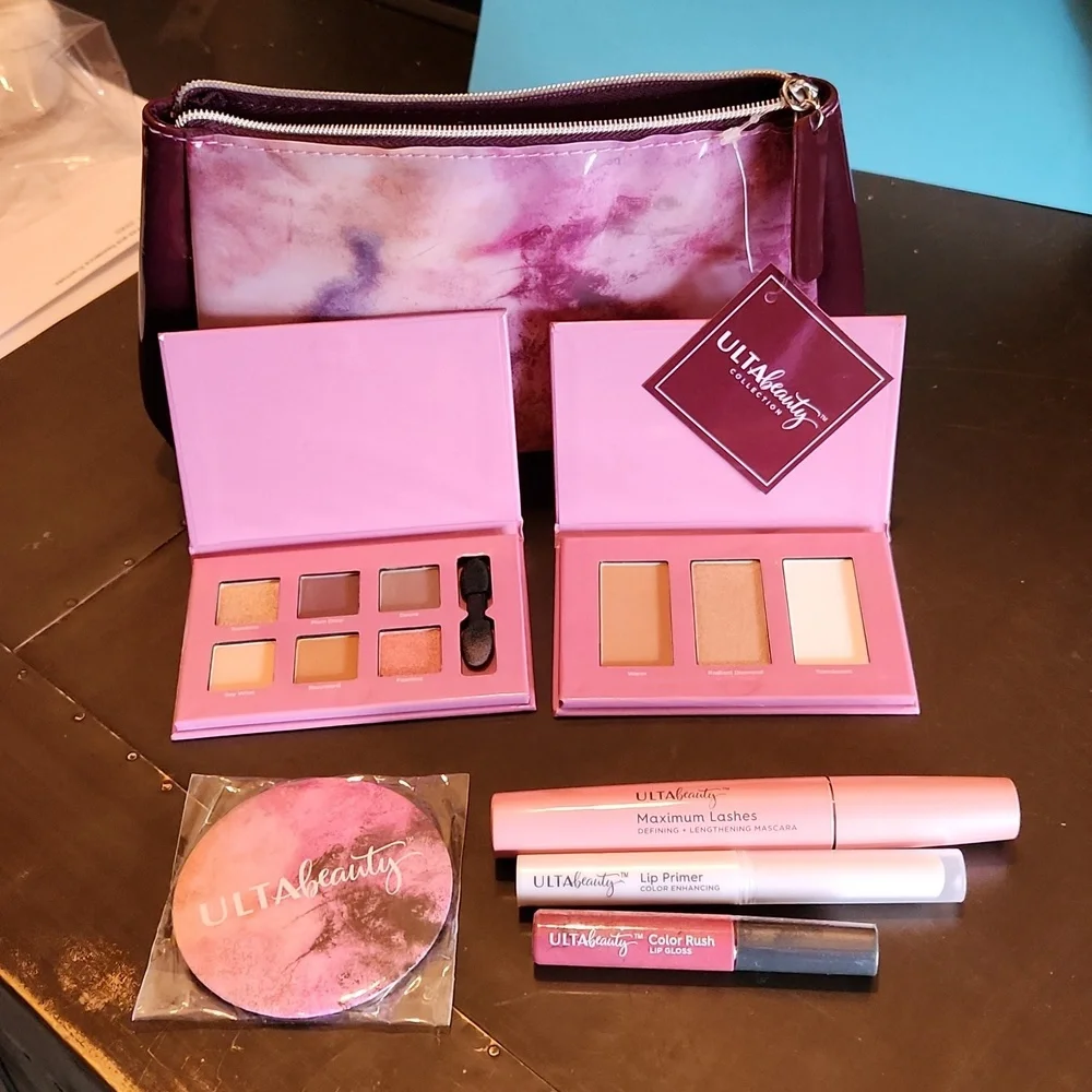 Ulta makeup bag with makeup
